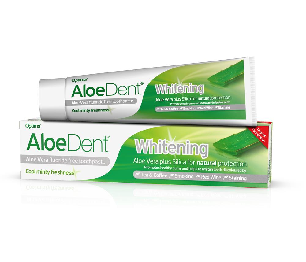 Whitening Aloe Vera Toothpaste + Silica Mint 100ml Just Natural