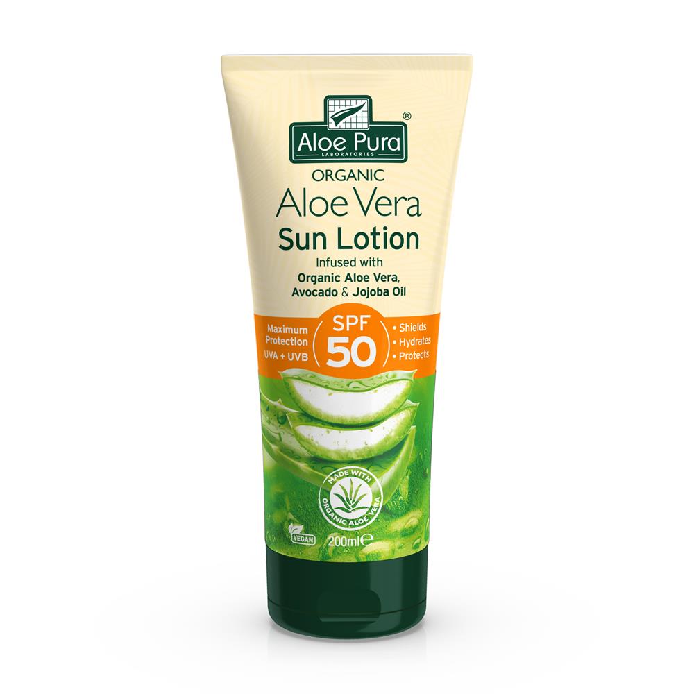 Aloe Vera Sun Lotion SPF50 200ml Just Natural