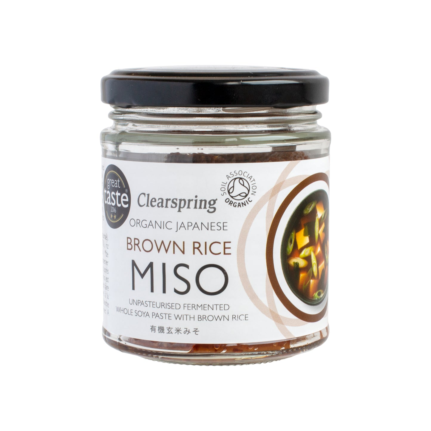 Organic Japanese Brown Rice Miso Paste - Unpasteurised 150g Just Natural