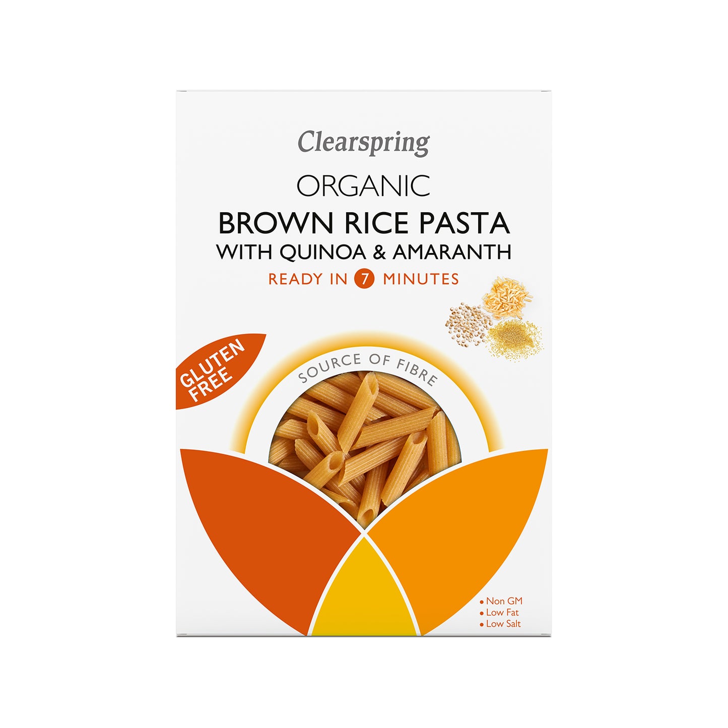 Organic Gluten Free Brown Rice Pasta with Quinoa & Amaranth 250g Just Natural