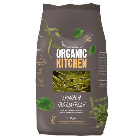 Organic Kitchen Italian Spinach Tagliatelle 250g - Just Natural