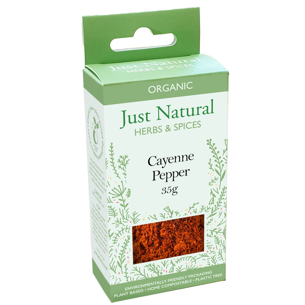 Organic Cayenne Pepper 35g Just Natural