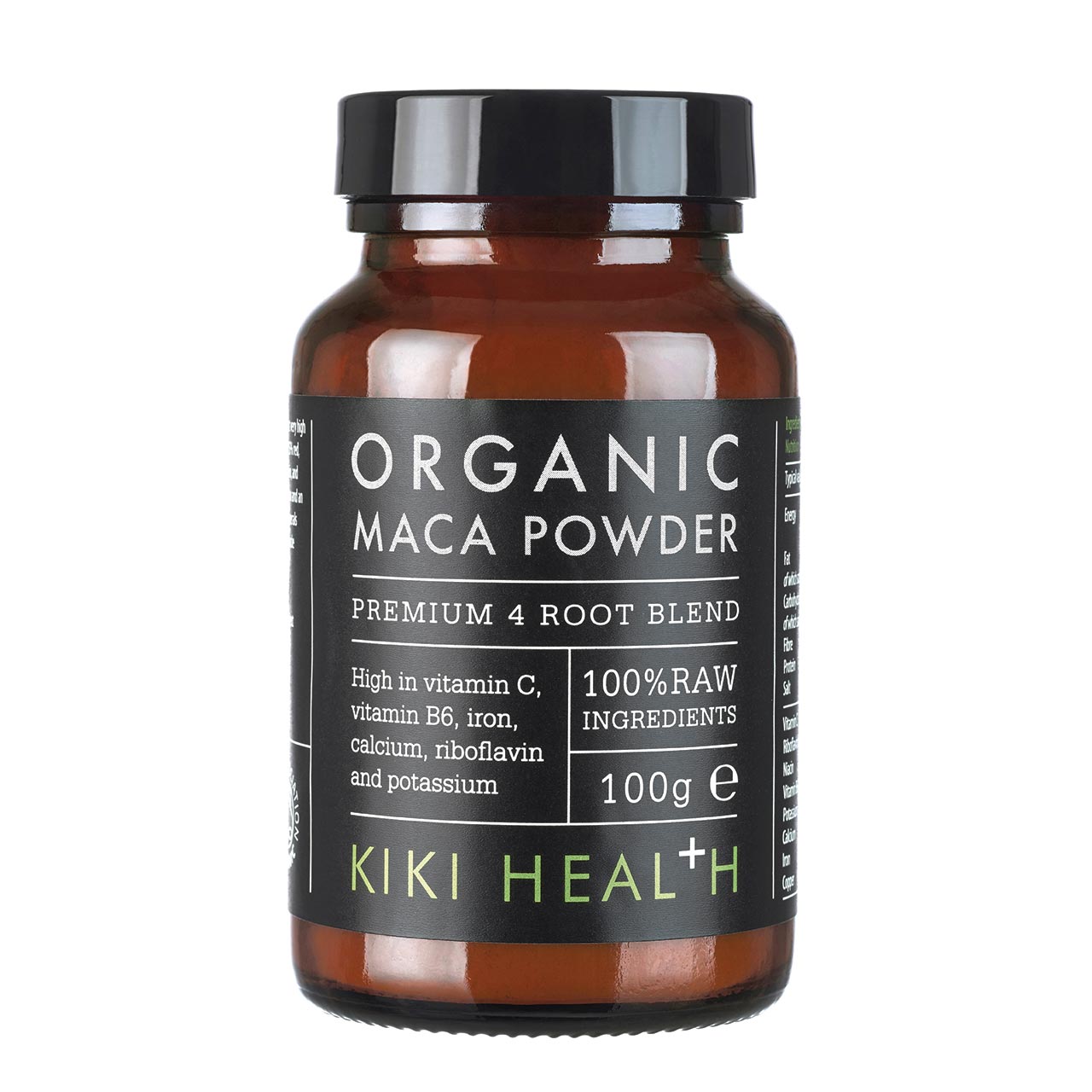 Organic Premium 4 Root Maca Powder 100g Just Natural