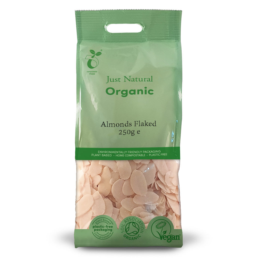 Organic Almonds Flaked Just Natural