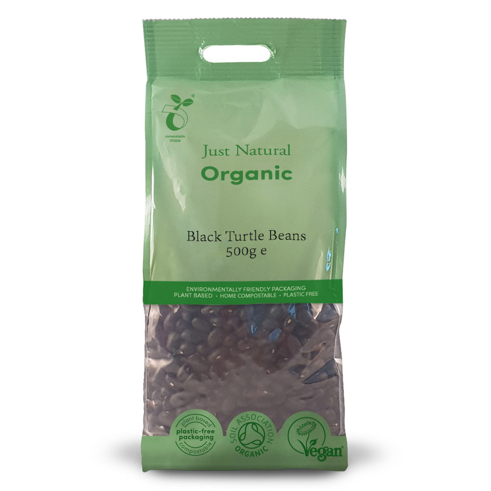 Just Natural Organic Black Turtle Beans 500g - Just Natural