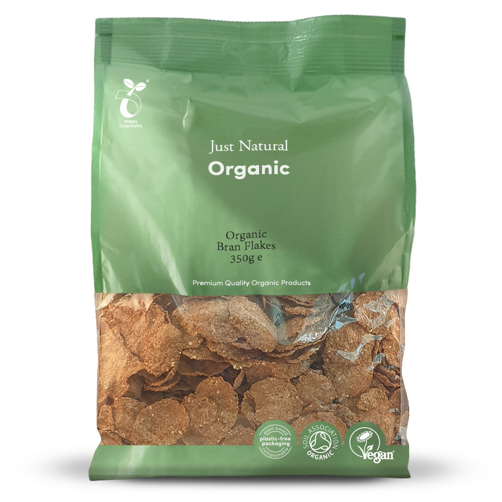 Just Natural Organic Bran Flakes 350g - Just Natural