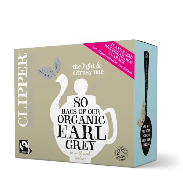 Clipper Organic Fairtrade Earl Grey Tea 80 bags -  Just Natural