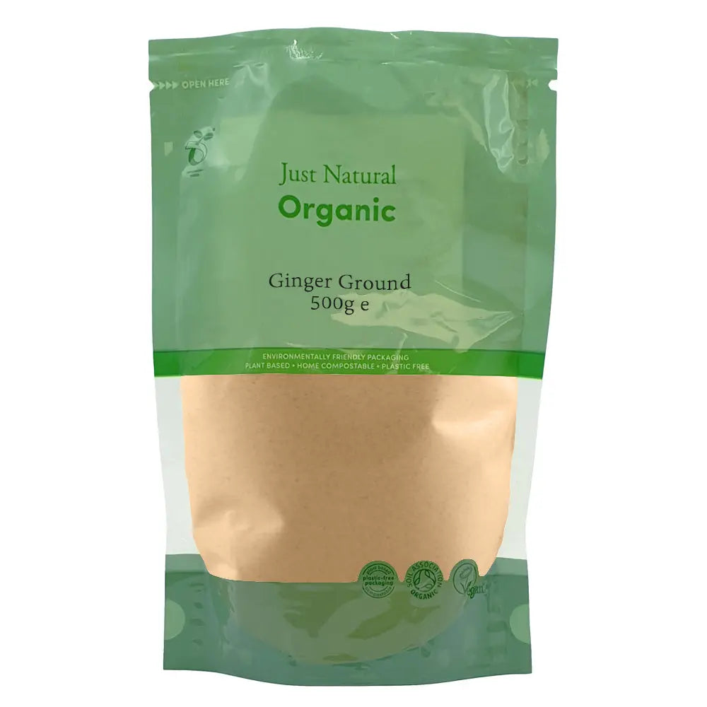 Just Natural Organic Ginger Ground 500g -  Just Natural