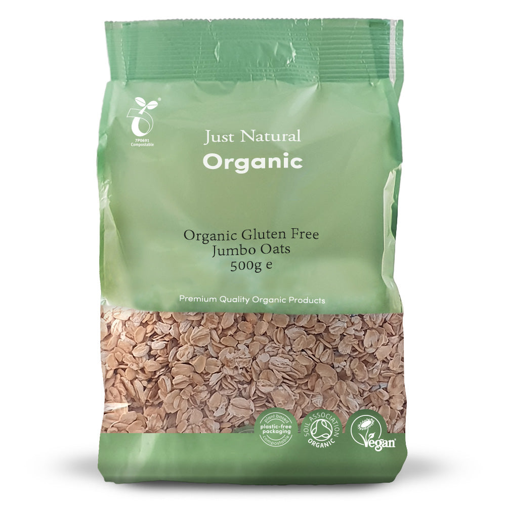 Just Natural Organic Gluten Free Jumbo Oats 500g - Just Natural