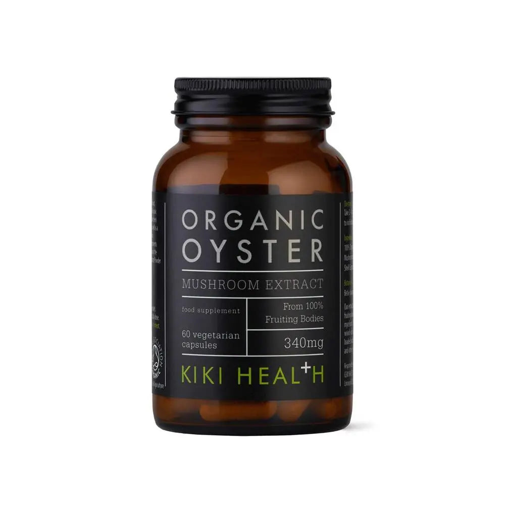 KIKI Health Organic Oyster Extract Mushroom 60 Vegicaps -  Just Natural