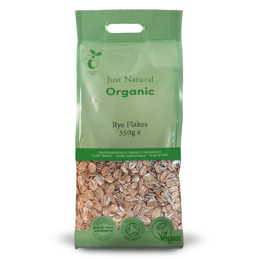 Just Natural Organic Rye Flakes - Just Natural