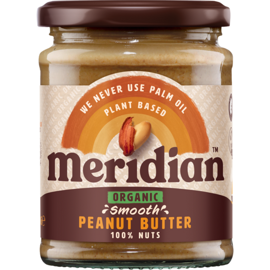 Meridian Organic Smooth Peanut Butter 100% 280g - Just Natural