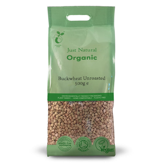 Just Natural Organic Unroasted Buckwheat 500g - Just Natural