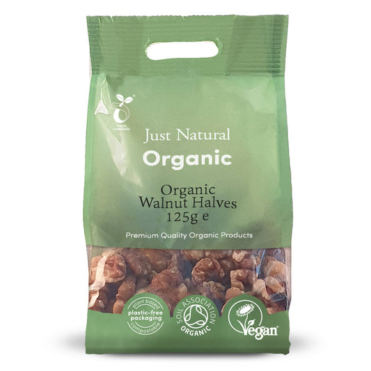 Just Natural Organic Walnut Halves 125g - Just Natural