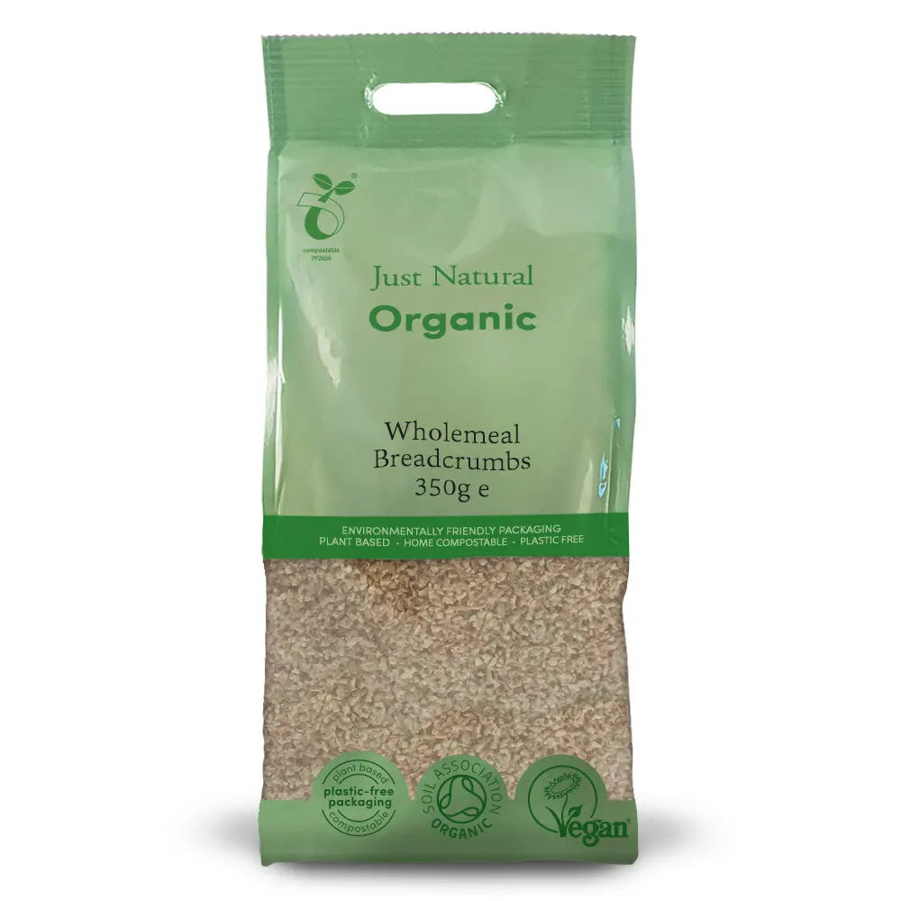 Just Natural Organic Wholemeal Breadcrumbs 350g -  Just Natural